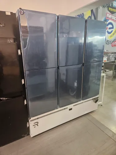 geladeira comercial de 6 portas inox - pronta entrega