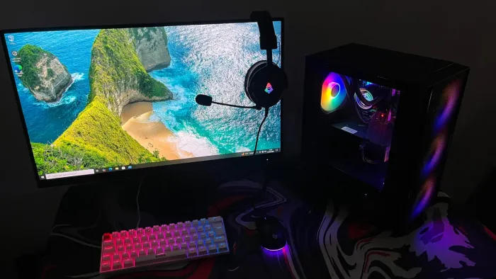 ?SETUP GAMER COMPLETO A VENDA!! RX 580 + MONITOR 180hz ?
