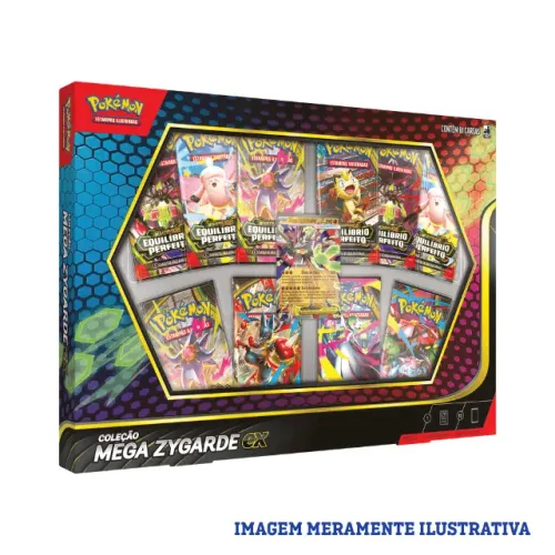 Box Coleção Mega Zygarde Ex Pokémon TCG