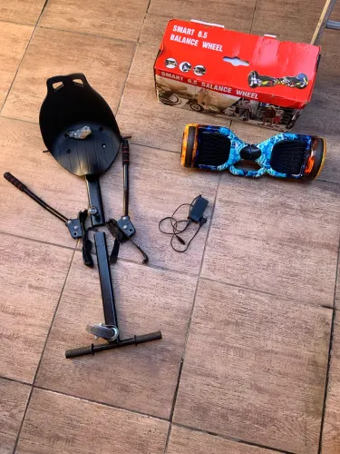 Skate elétrico com kart incluso 