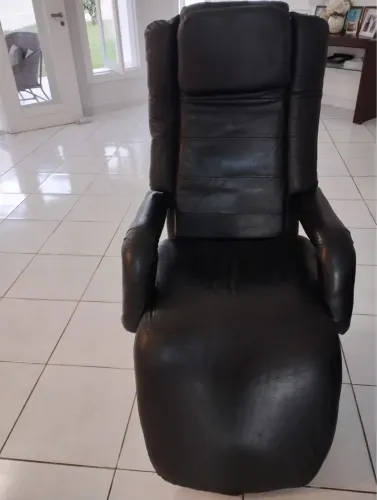 Poltrona de couro de massagem