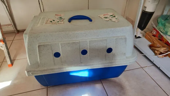 Caixa de transporte média/grande 63 x 44 x 38cm