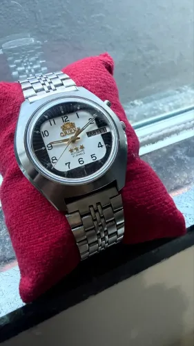 Relógio Orient 3 Estrelas Automático Vintage - 21 Jewels Clássico