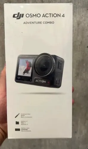 Câmera DJI Osmo Action 4 Adventure Combo Novo Lacrado Garantia Loja Física