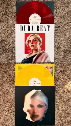 Combo Disco de Vinil LP Duda Beat Sinto Muito e Te Amo Lá Fora