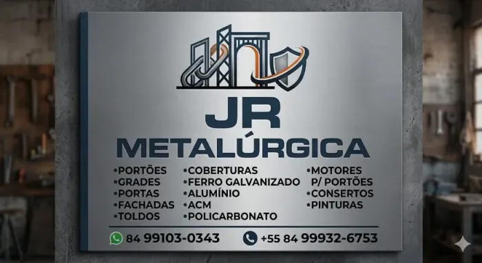 Portões de alumínio e galvanizado