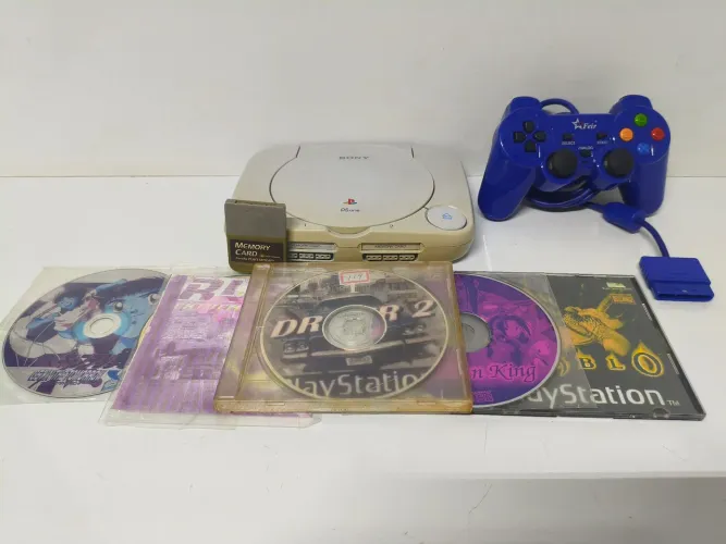 Psone ps1 completo com jogos