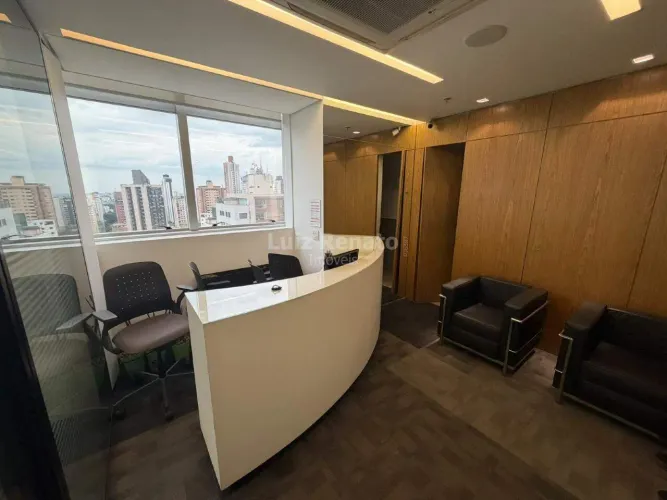 Conjunto de salas para alugar, 153m² de área na Savassi