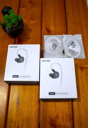 Fone de ouvido Kefine linha Klean + cabo extra