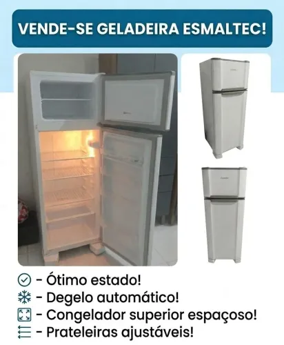 Geladeira Esmaltec 275 litros