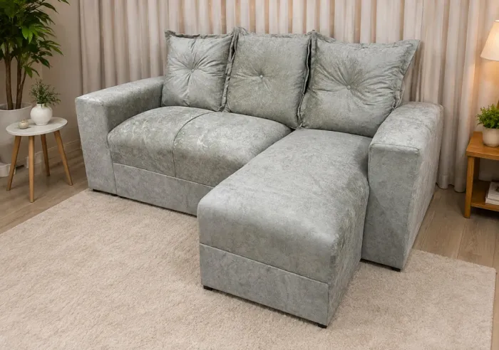 Vendo Sofá 3 Lugares R$590,00 | Entrega Imediata 