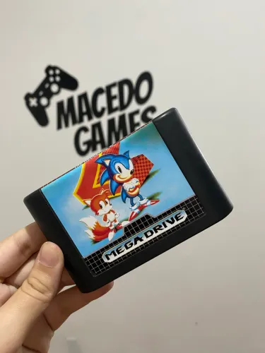 FITA CARTUCHO SONIC MEGA DRIVE ORIGINAL