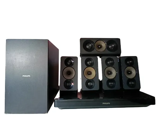 Receiver Philips 5.1 800W RMS - HTB3510X/78 - Completo