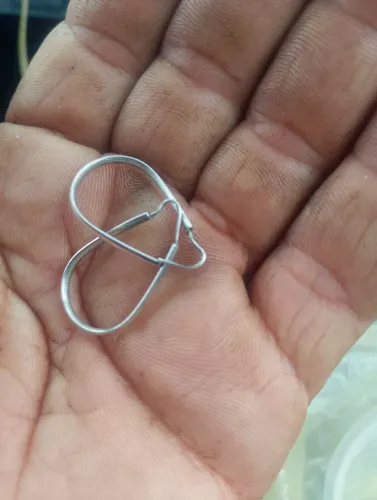 Brincos de prata peça linda