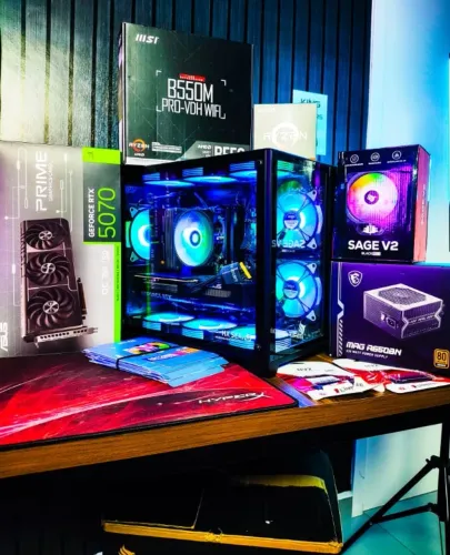 PC GAMER | RTX 5070 ASUS TRIPLE FAN | RYZEN 7 5700X | 32GB RAM | 1.5TB SSD