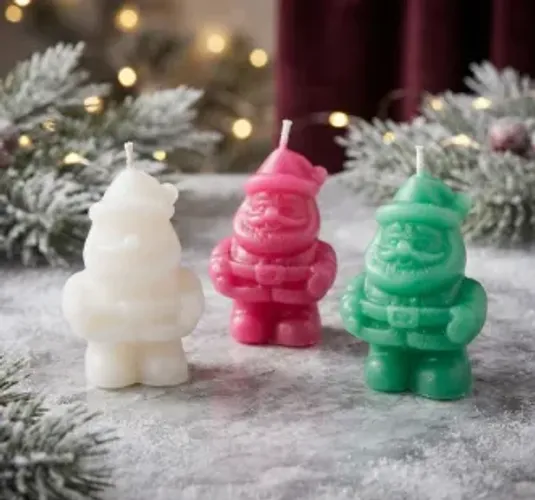 Vela decorativa e aromática - Papai Noel
