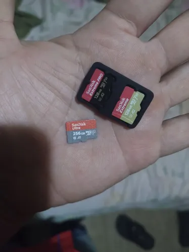 Memória 128GB e 256GB SanDisk 