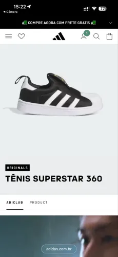 ADIDAS - TÊNIS SUPERSTAR 360 N° 28