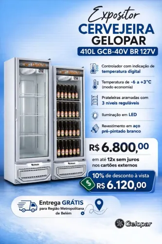 Cervejeiras novas entregamos no mesmo dia