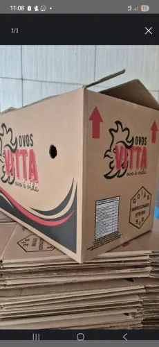 Caixa de papelão apenas 3 reais