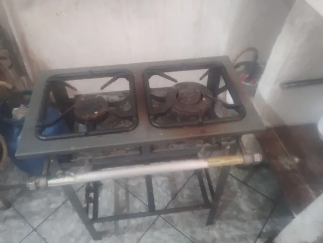 Fogão industrial duas bocas baixa pressão