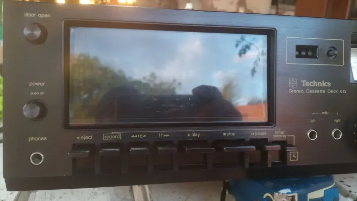 Tape deck Technics modelo 612