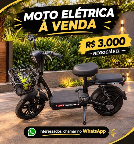 Scooter Elétrica Joy City 500W - Ótima para o Dia a Dia