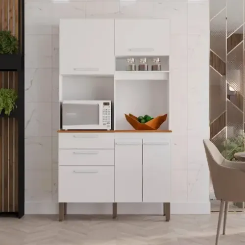 Armário de Cozinha 5 Portas 2 Gavetas Dubai - Sallêto Móveis