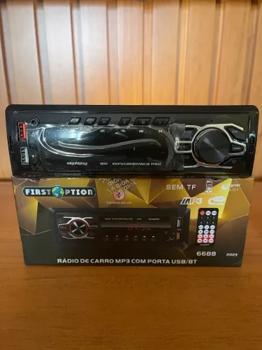 Som Automotivo com Bluetooth, USB e Rádio FM