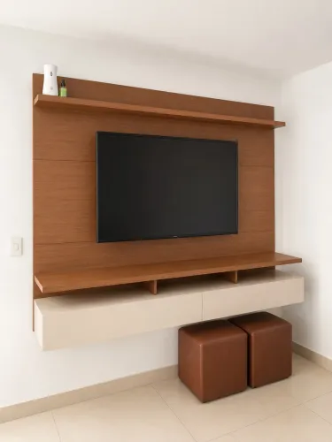 Painel com rack