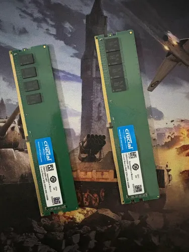 Memória ram ddr4 crucial 2x8gb 2667mhz