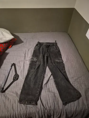 Calça jeans preta zara