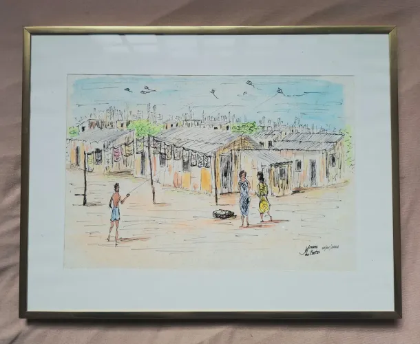 Obra de arte de Messias Barros Lima " Temporada de pipas "