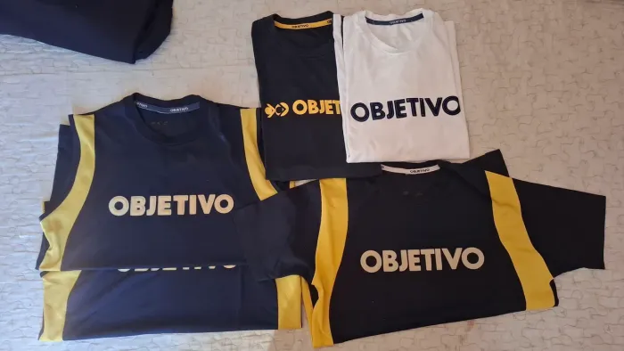 Camisetas Colégio Objetivo TAMANHO 12