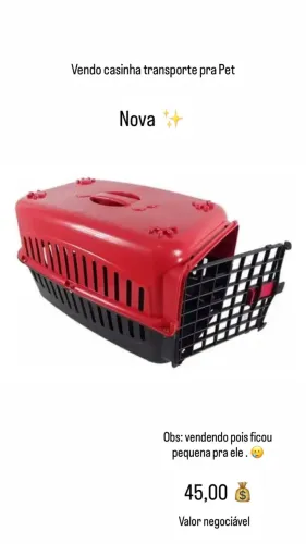 Casinha transporte para pet