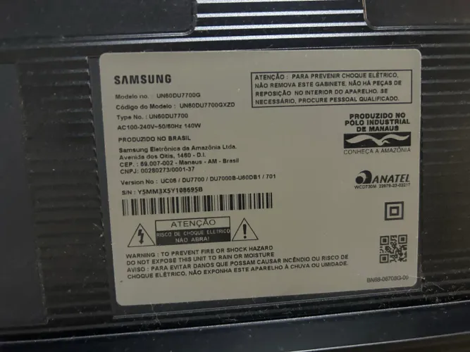 Peças de tv Samsung