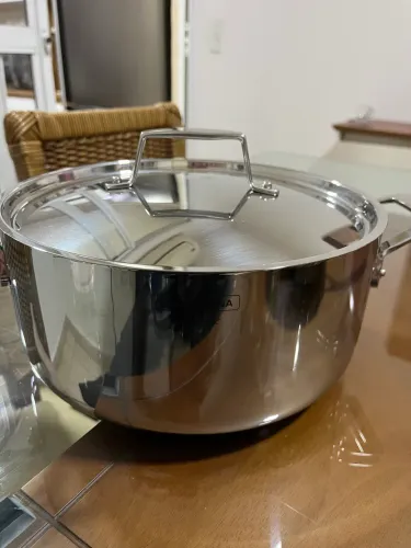 Caçarola Funda Tramontina Inox 20cm