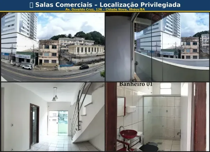 Sua sala comercial em um dos pontos mais movimentados de Ilhéus - Cidade Nova