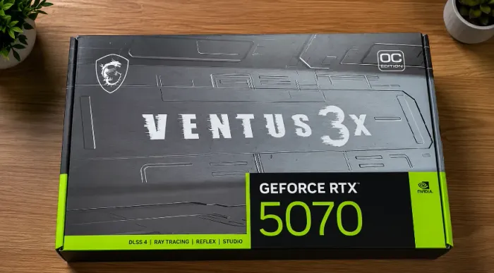 Placa de Video MSI Ventus 3X OC NVIDIA GeForce RTX-5070 12GB GDDR7