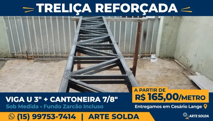 Estrutura metálica ARTE SOLDA.