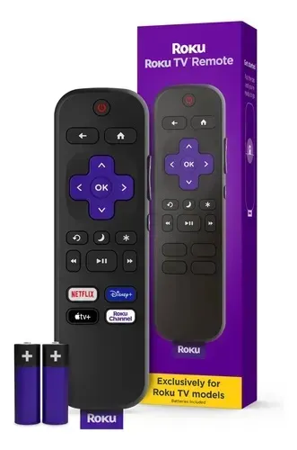 Controles Remoto Roku Substituição Da Tv Preto