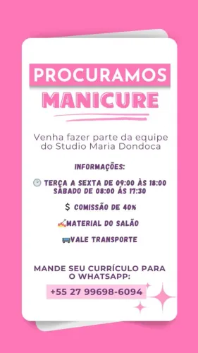 Estamos contratando!