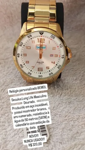 Relógio personalizado BEMOL