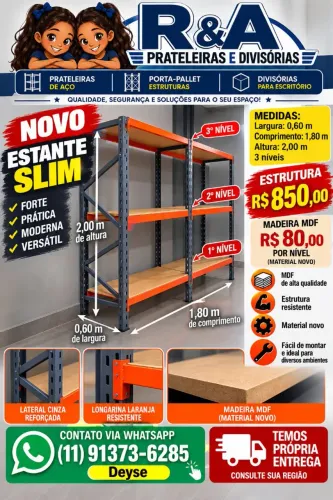 Mini porta pallet novo