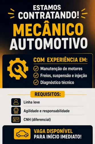 Vaga de mecânico