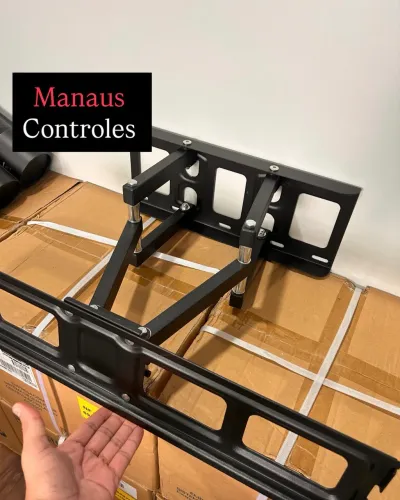 Suporte de Tv Multi Articulado 37 a 80 Braço Duplo - Mega Resistente
