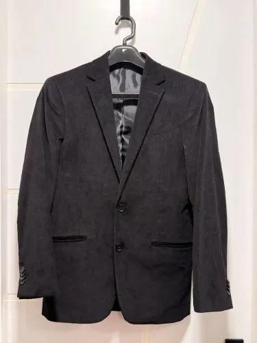 Blazer Buckman Preto Veludo 46 Social Casual - Ótimo Estado