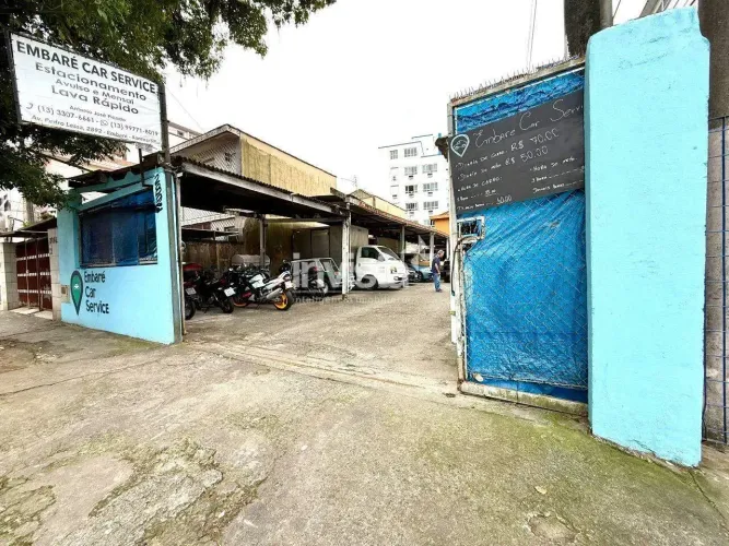 Ponto comercial para locação no Bairro Embaré em Santos / SP