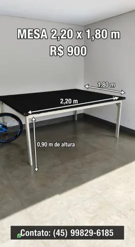 Mesa - 2,20 por 1,80