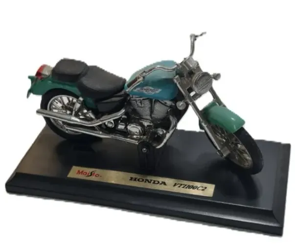 Miniatura de Motocicleta Custom Honda VT1100C2 Shadow - Maisto (1:18). Miniatura colecion
